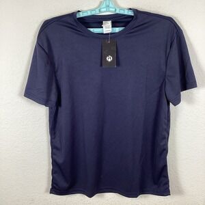 Performance Sports Mens T Shirt Sz L Short Sleeve Solid Crew Neck New With Tags